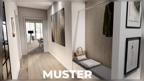 Muster Flur - 3 Zimmer Etagenwohnung zum Kaufen in Borken