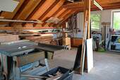 Werkstatt über den Garagen - 