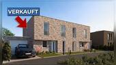 Vorderansicht - Klimafreundlicher Neubau zu mietähnlichen Konditionen - energieeffiziente Doppelhaushälfte in Rhede