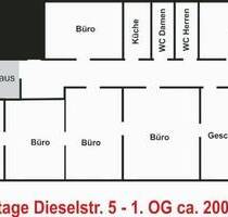 Büro in Gemeinschaftsbüro - Gewerbegebiet Haan West