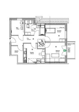 Wohnung 4 - 3 Zimmer Etagenwohnung in Barum