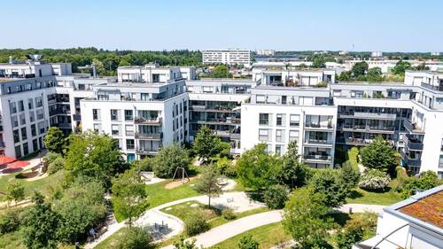 Luftbild - 2 Zimmer Etagenwohnung zum Kaufen in München