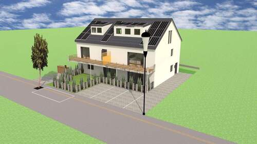 Ansicht Süd - 3-4 Zimmer Erdgeschoss Wohnung mit Garten und Terasse (Barrierefrei)