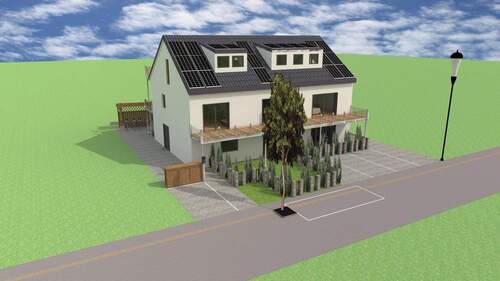 Ansicht Süd - 4 Zimmer Etagenwohnung zum Kaufen in Renningen