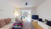 Wohn-/Esszimmer Ansicht I - 6 Zimmer Doppelhaushälfte zur Miete in Frankfurt am Main