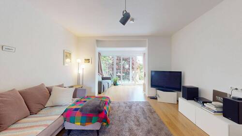 Wohn-/Esszimmer Ansicht I - 6 Zimmer Doppelhaushälfte zur Miete in Frankfurt am Main
