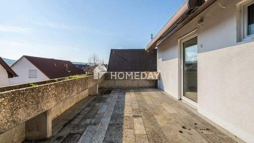 Balkon 2 - 3 Zimmer Etagenwohnung in Oberstenfeld