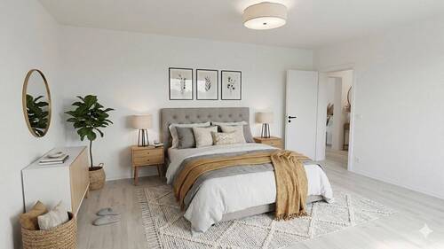 Schlafzimmer KI-Generiert - 