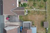 Draufsicht Garage/Garten - 