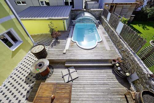 Poolbereich - Mehrfamilienhaus, Wohnhaus mit 306,00 m&sup2; in Bad Ditzenbach zum Kaufen