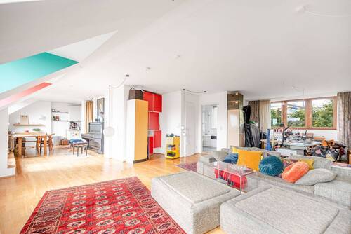 Wohnzimmer mit möglichem 3. Zimmer - 