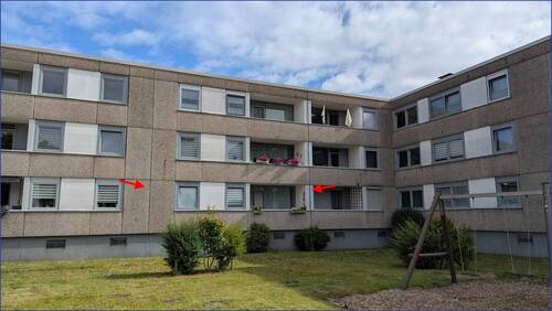 Rückansicht - 4 Zimmer Etagenwohnung zum Kaufen in Herne