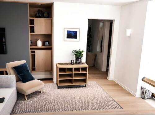 KI Einrichtungsvorschlag - 1 Zimmer Etagenwohnung in List