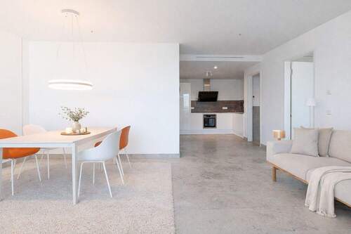 Wohn- Essbereich Ansicht II - Visualisierung - Etagenwohnung mit 77,00 m&sup2; in Frankfurt am Main zur Miete