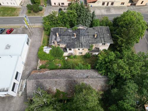 Blick zur Straße - Grundstück zum Kaufen in Pegau