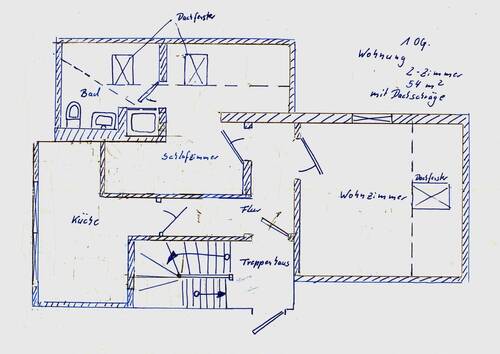 Grundriß Wohnung - 