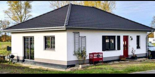 Außenansicht - +++Klein aber fein+++Moderner Bungalow in ruhiger Lage von Niepars zu verkaufen