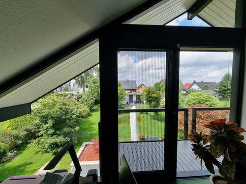 Blick vom Arbeitsbereich - 