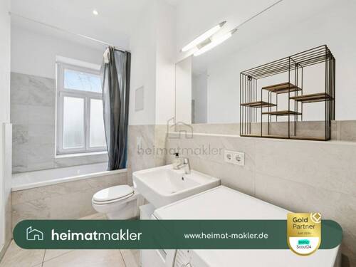 Badezimmer - 3 Zimmer Etagenwohnung in Leipzig