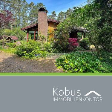 Titelbild Jelmstorf - Naturidylle in Jelmstorf - charmantes Holzhaus mit Kamin auf 2.251 m² Eigentumsgrundstück