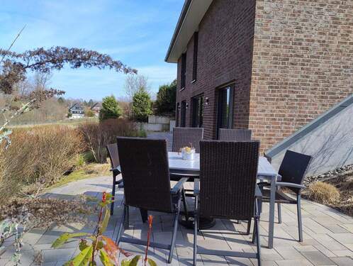 Sitzecke Terrasse - 3 Zimmer Etagenwohnung in Scharbeutz