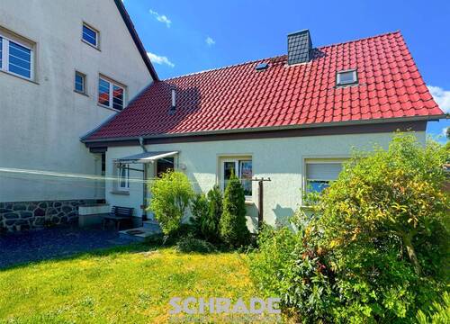 Das Einfamilienhaus hofseitig... - 