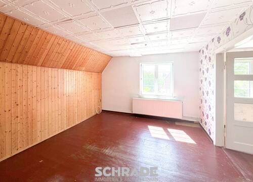 Die Wohnung im Dachgeschoss... - 