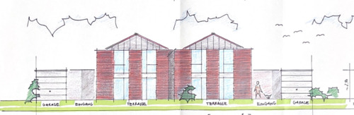 Planungsvariante Ansicht - 