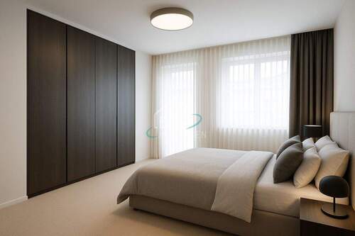 virtuell möbliertes Schlafzimmer - 