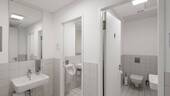 Toilette - Büro mit 296,00 m&sup2; in Berlin zur Miete