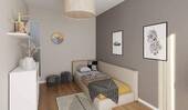 Helles und komfortables Schlafzimmer - 2 Zimmer Etagenwohnung zum Kaufen in Heringsdorf