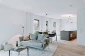 Wohn- und Essbereich - Traumhafte 2-Zimmer Wohnung in beliebter Lage