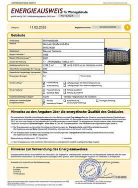Energie Ausweis S1 - 