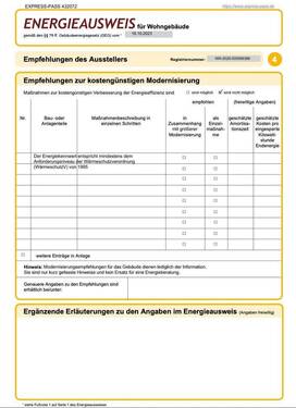 Energie Ausweis S3 - 