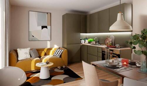 Mit der offenen Küche können Sie sich kulinarisch ausleben - 