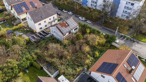 Vogelperspektive - Grundstück in Augsburg