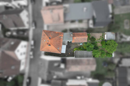 Grundstücksschnitt - 8 Zimmer Mehrfamilienhaus, Wohnhaus zum Kaufen in Eppertshausen