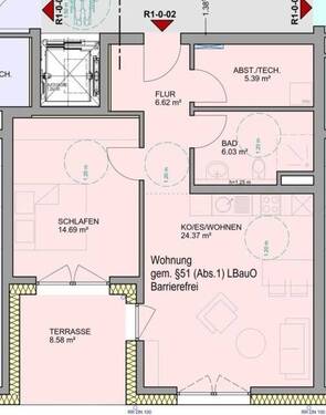 0004 - 2 Zimmer Etagenwohnung zum Kaufen in Bitburg
