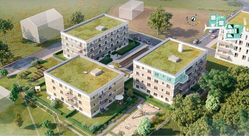 Moderne Eigentumswohnung mit Balkon - 2 Zimmer Etagenwohnung zum Kaufen in Wildau