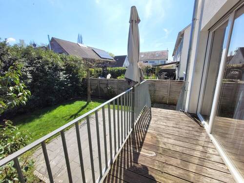 Balkon EG - Reihenendhaus mit 161,00 m&sup2; in Freiburg-Opfingen zum Kaufen