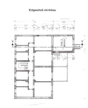 Erdgeschoß mit Anbau - 