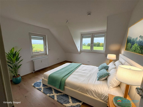 Schlafzimmer - virtually staged - 