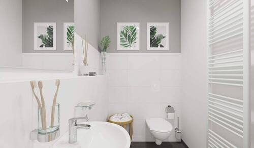 Ein weiteres WC steht für Ihre Gäste bereit - 