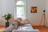 Wohnzimmer - Etagenwohnung mit 65,10 m&sup2; in Hamburg zum Kaufen