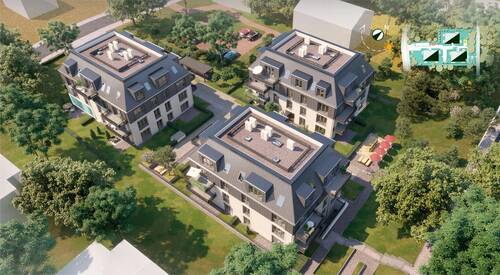 Moderne Terrassenwohnung mit Blick in Grüne - 