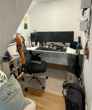 Wohnzimmer - Etagenwohnung mit 76,90 m² in Deinste zur Miete