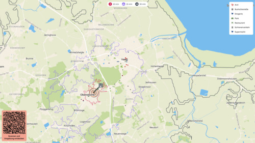 Interaktiver Lageplan auf Website - 5 Zimmer Einfamilienhaus zum Kaufen in Varel