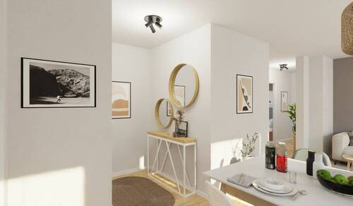 Visualisierung des Flures der Eigentumswohnung - 