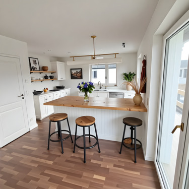 Küche - Doppelhaushälfte mit 138,00 m&sup2; in Riedering zur Miete