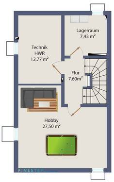 UNTERGESCHOSS Variante 1 - 